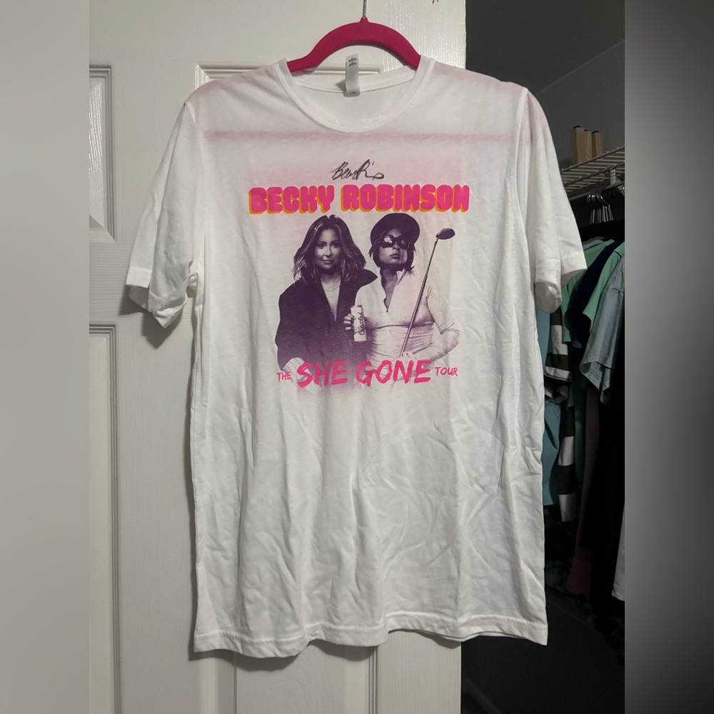 Becky Robinson White Graphic T-Shirt